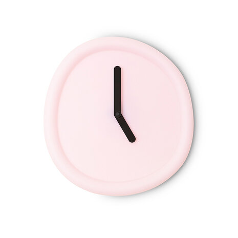 Werkwaardig Round Wall Clock Roze