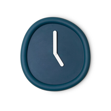 Werkwaardig Round Wall Clock Diepblauw