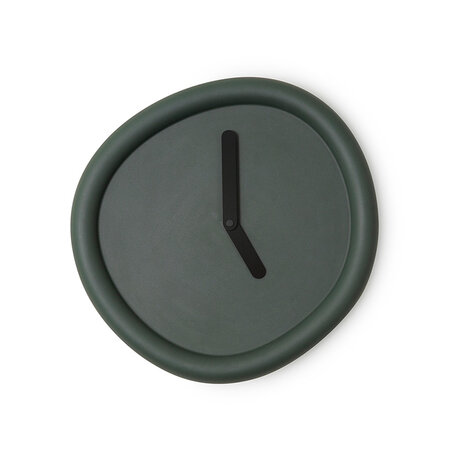 Werkwaardig Round Wall Clock Donkergroen