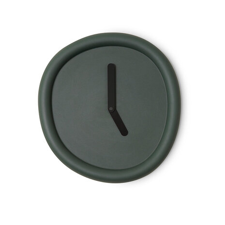 Werkwaardig Round Wall Clock Donkergroen