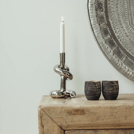 Werkwaardig knotted candleholder