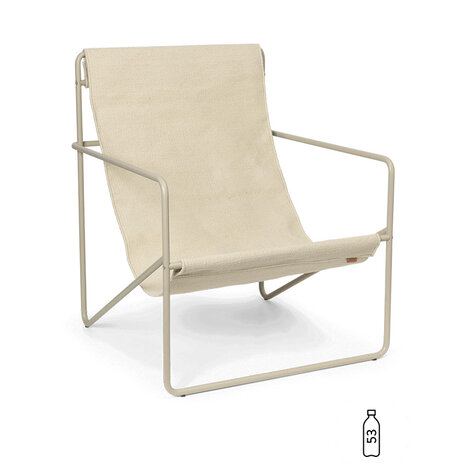 Ferm Living Desert lounge chair Cloud white