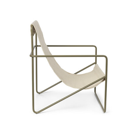 Ferm Living Desert lounge chair Cloud white