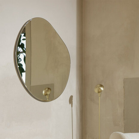 Ferm Living Pond Mirror XL brass