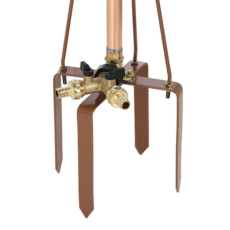 Excel outdoor shower copper