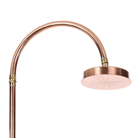 Excel outdoor shower copper