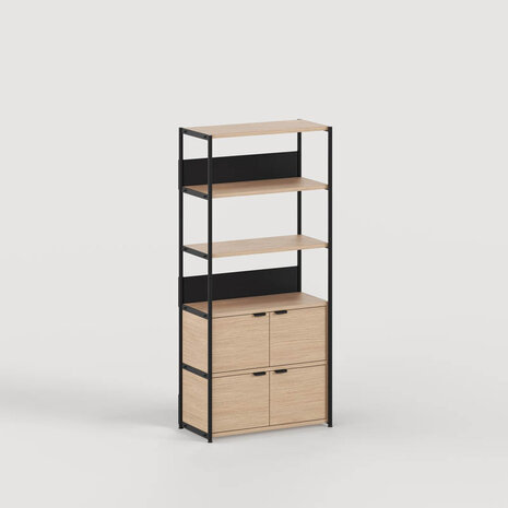 TIPTOE UNIT Storage Modulair wandkast systeem 180 x 84 cm