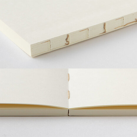 Midori MD paper notebook A5 vierkant THICK blanco