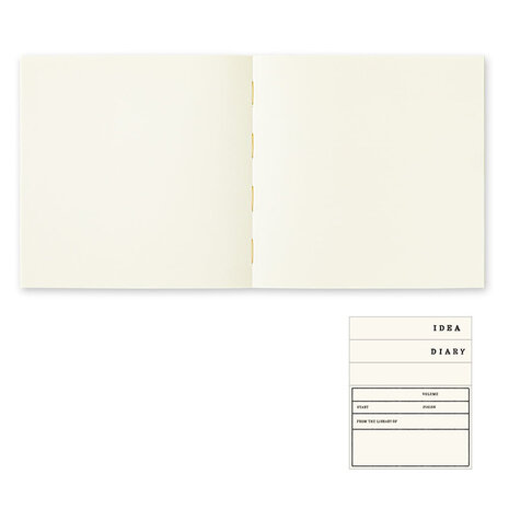 Midori MD paper products notebook A5 square THICK blank