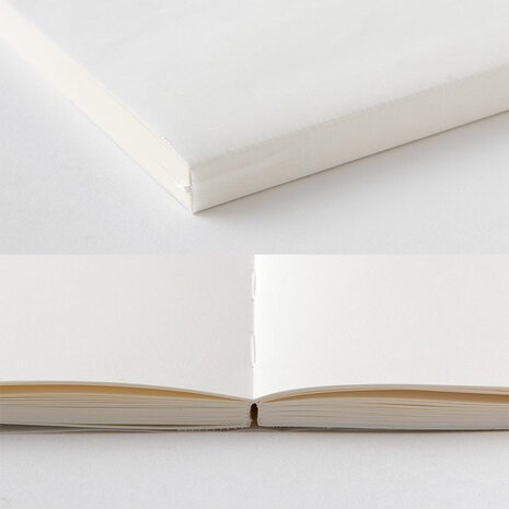 Midori MD paper notebook A5 vierkant cotton blanco