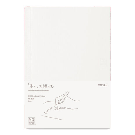 Midori MD paper notebook A5 Blanco Cotton