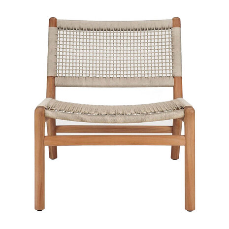 Ethnicraft jack woven lounge chair 