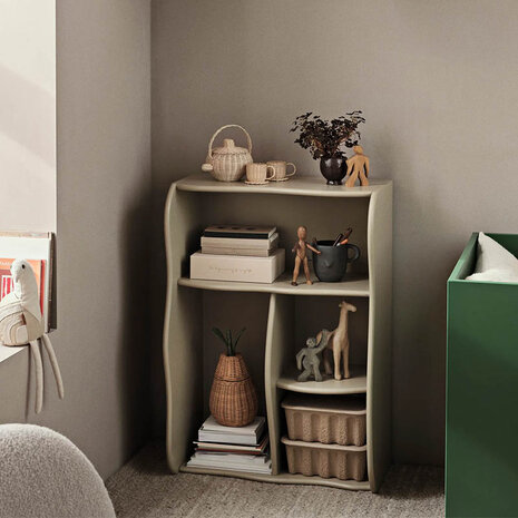 ferm living slope bookcase cashmere