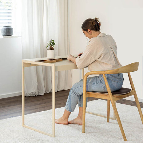 Metallbude Desk Donna Bureau Cashew