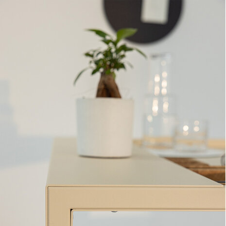 Metallbude Desk Donna Bureau Cashew