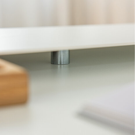 Metallbude Desk Donna Bureau Wit