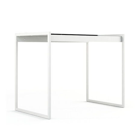 Metallbude Desk Donna Bureau Wit
