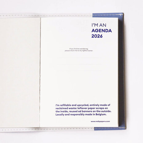 Redopapers Agenda 2026 REFILL