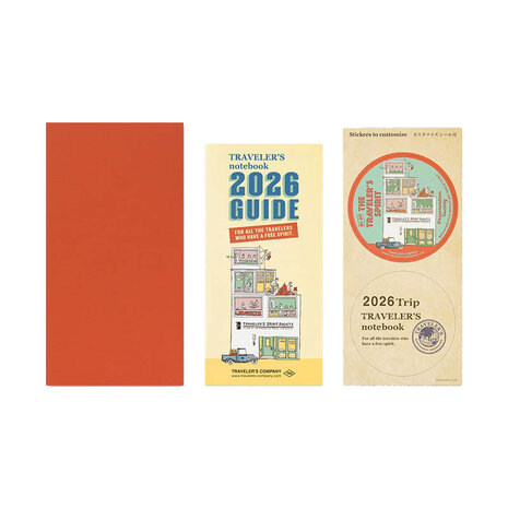 Traveler's notebook - 2026 Monthly Diary regular size