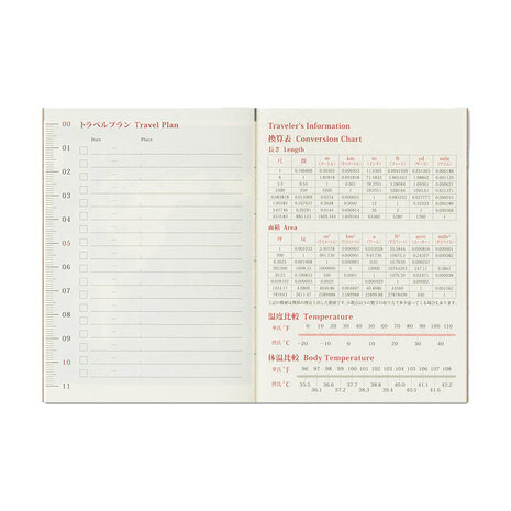Traveler's notebook Passport Size Diary 2026 Monthly