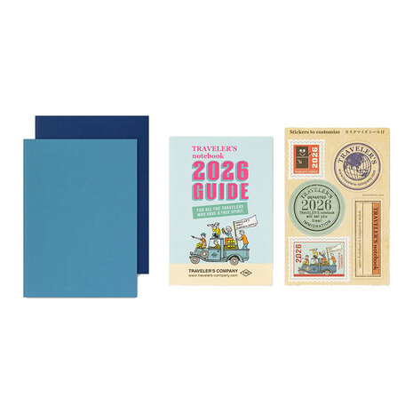 Traveler's notebook Passport Size Diary 2026 Weekly Jaaragenda
