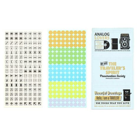 Traveler's notebook Diary 2026 customize Sticker Set 
