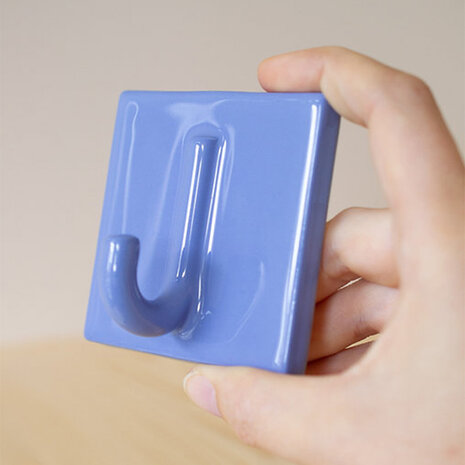 Studio Lotte Swart lavendelblauw hangop enkel