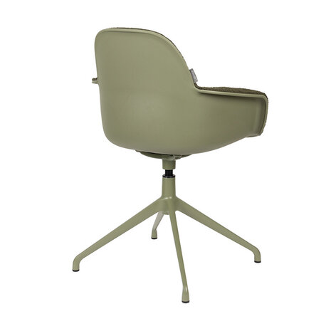 Zuiver Albert Kuip Stoel Met Armleuning Draaibaar Groen -SHOWROOM SALE-