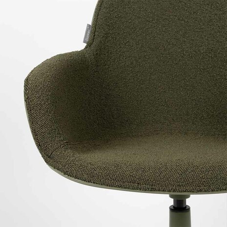 Zuiver Albert Kuip Stoel Met Armleuning Draaibaar Groen -SHOWROOM SALE-