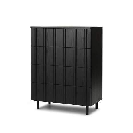 Normann Copenhagen RIB Dresser w 4 drawers black