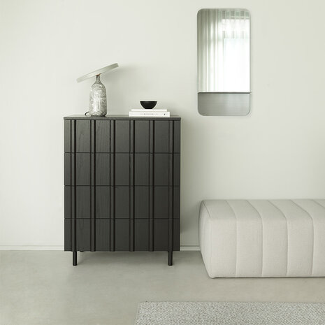 Normann Copenhagen RIB Dresser w 4 drawers black