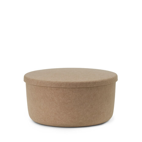 Normann Copenhagen Hide storage pouf large