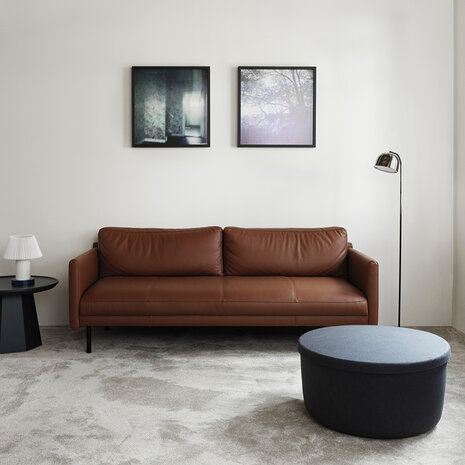 Normann Copenhagen Hide storage pouf large
