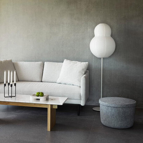 normann copenhagen hide storage pouf small