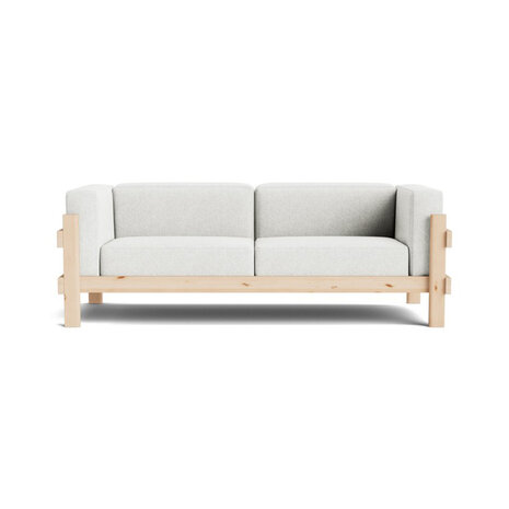 Normann Copenhagen Kube Sofa 3 zitter - grenenhouten frame