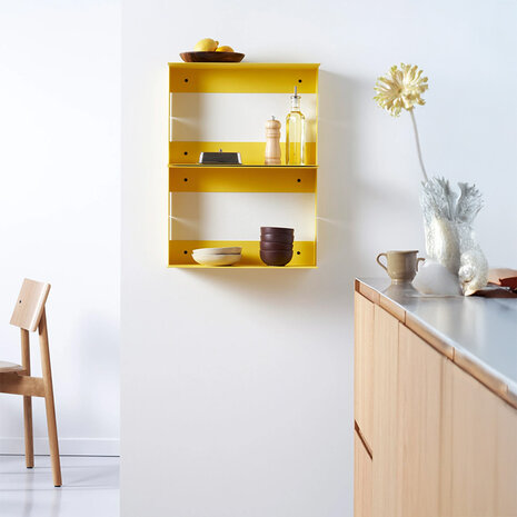 Tiptoe Pli floating shelf  napels yellow