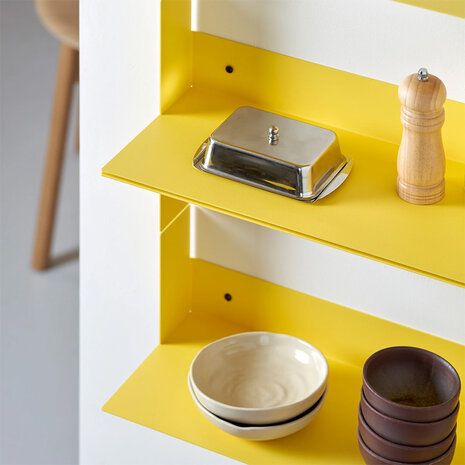 Tiptoe Pli floating shelf napels yellow
