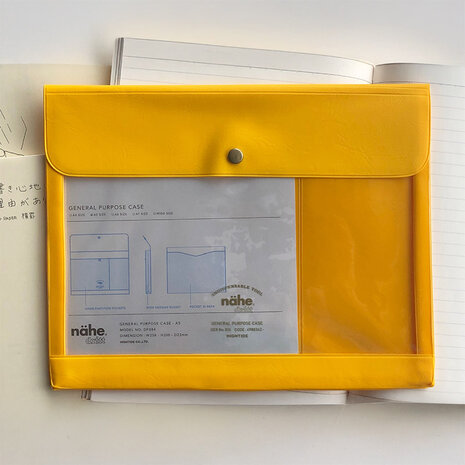 Nahe general purpose case A5 yellow