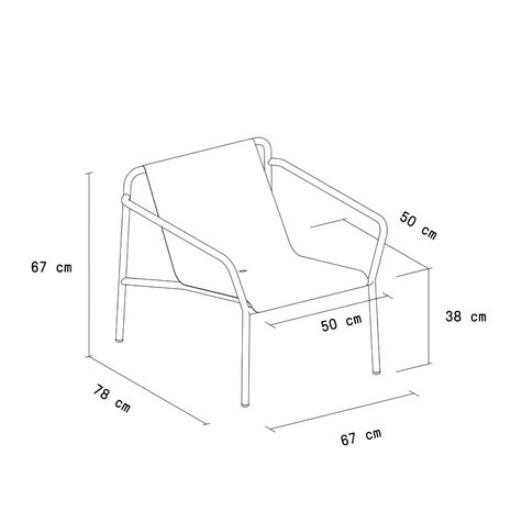 TIPTOE Panorama Tuin Lounge Stoel