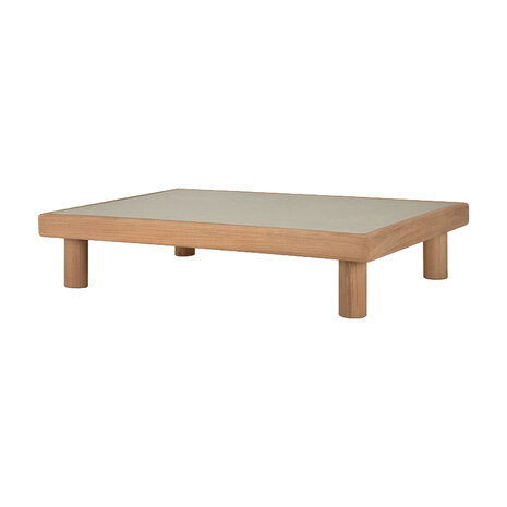 Ethnicraft Monocle outdoor Koffietafel Teak en Beton