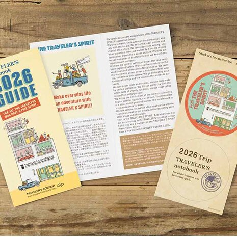 Traveler's notebook - 2026 Second Half Weekly and Memo Refill