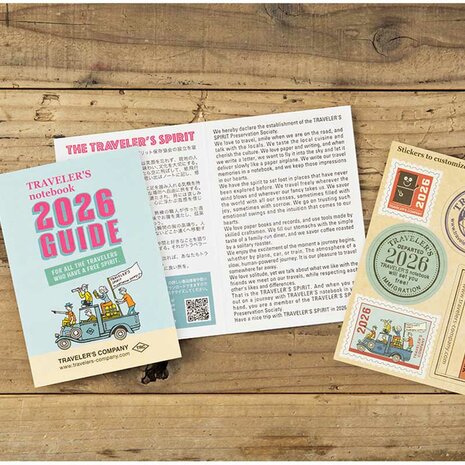 Traveler's notebook Passport Size Diary 2026 Second Half Weekly agenda