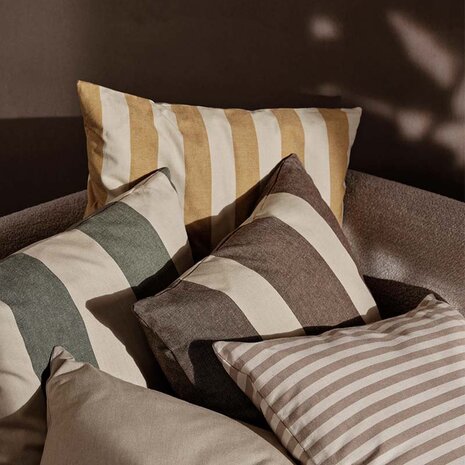 Ferm Living Strand Outdoor Kussen - Bruin/Beige