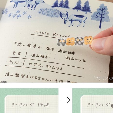 Yuru Log Stickers Camouflage Forest