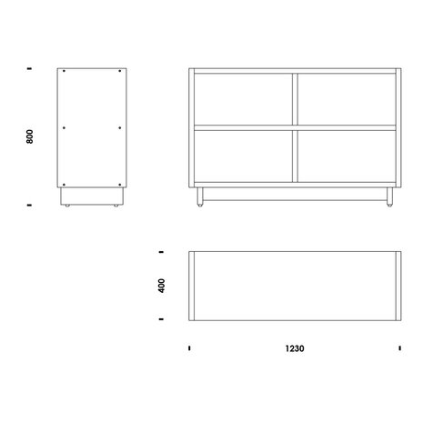 Normann Copenhagen Fyr Boekenkast Medium Pine