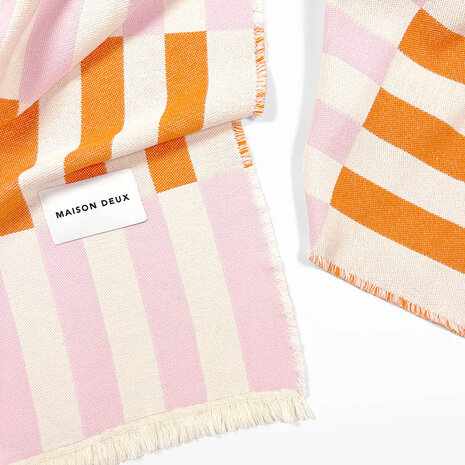 Maison Deux Tile Coton Plaid