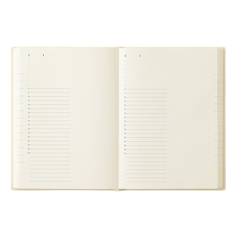 Midori MD Notebook Diary 2027 A5 Monthly block + memo