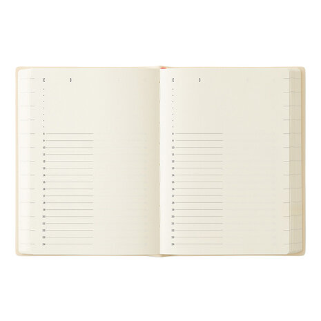 Midori MD Notebook Diary 2027 A6 - 1 day 1 page
