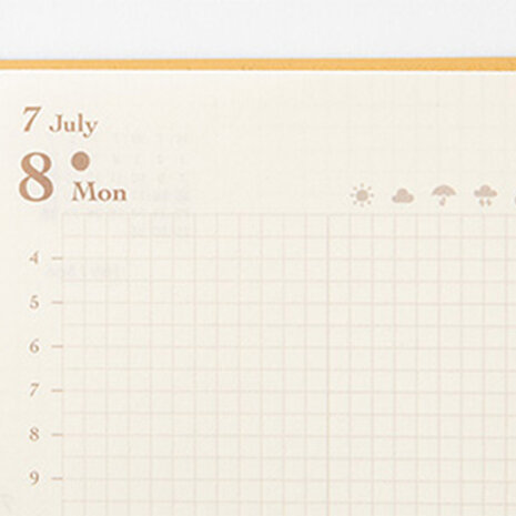 Midori HIBINO Diary 2027 Camel
