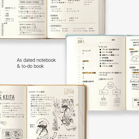 Midori HIBINO Diary 2027 Camel